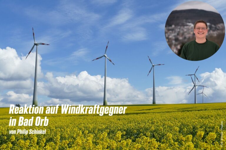 Reaktion auf Windkraftgegner in Bad Orb